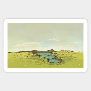 Northern California Marsh Sticker